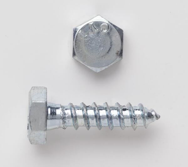 14X2HLBZJ 1/4 X 2 HEX LAG BOLT ZINC PLATED